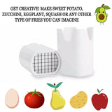 NNEOBA 1PCS French Fry Cutter – Rapid Slicer & Veggie Chopper