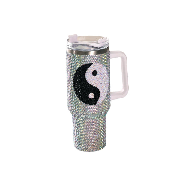 NNEOBA Stainless Steel Insulated Cup with Straw Lid