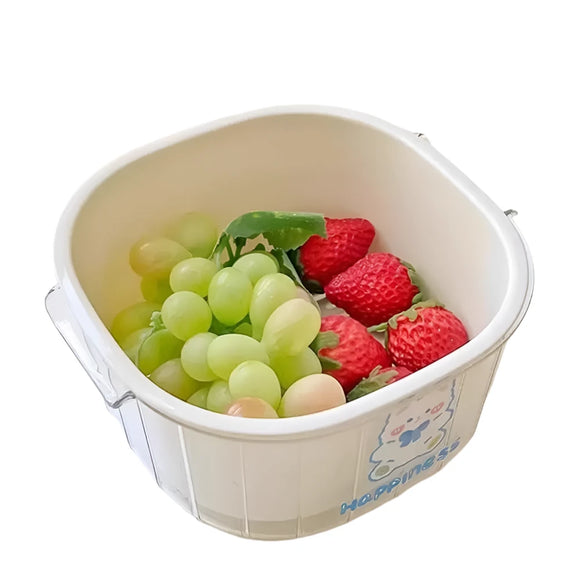 NNEOBA 2-in-1 Double-Layer Vegetable & Fruit Washing Basket
