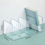 NNEOBA 4 Tier Acrylic Desk Organizer Book Stand