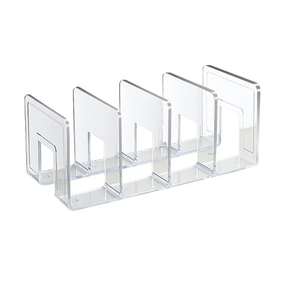 NNEOBA 4 Tier Acrylic Desk Organizer Book Stand