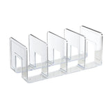 NNEOBA 4 Tier Acrylic Desk Organizer Book Stand