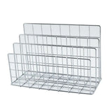 NNEOBA Three-Tier Iron Magazine and Book Storage Rack