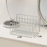 NNEOBA Three-Tier Iron Magazine and Book Storage Rack