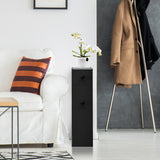 NNECW Freestanding  Slim Bathroom Storage Cabinet with Slide-out Drawers for Small/ Narrow Bathroom-Black