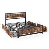 Levede Industrial Bed Frame Double Mattress-1910113214016917504