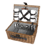 4 Person Picnic Basket Baskets Set Outdoor-1910113180357627904