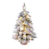NNETM Extra Tall Artificial Christmas Tree with Clear Lights