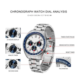 NNEOBA Men’s Quartz Chronograph Business Watch