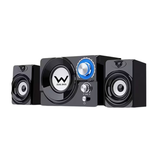NNETM Wooden Desktop Computer Speakers