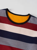 NNETM Men's Thermal Striped Skiing Fleece Shirt