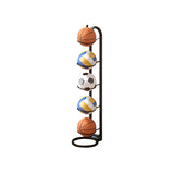 NNETM Metal Sports Ball Rack Organizer Stand (5-Tier)