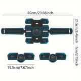 NNETM Rechargeable Fitness Belt Set with 6 Modes and 18 Intensity Levels