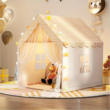 NNETM Kids Castle Play Tent Indoor Pretend Playhouse