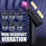 NNETM Muscle Relaxation Massage Gun - 10 Frequency Vibration(Black)