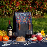NNETM Insulated Picnic Backpack Set for 4 with Blanket