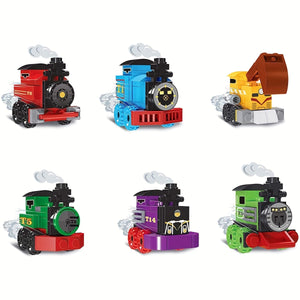 NNETM 6pcs Easter Train Building Blocks Toys for Kids