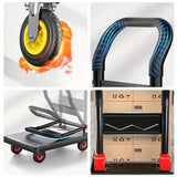 NNETM Hand Truck Folding Trolley Cart with Wheels