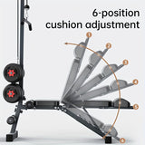 NNETM Dumbbell Sit-Up Bench Home Gym Equipment