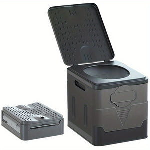 NNETM Foldable Car Toilet for Outdoor and Emergency Use