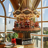 NNETM Santa Claus Carousel Acrylic Sun Catcher –  Hanging Decor