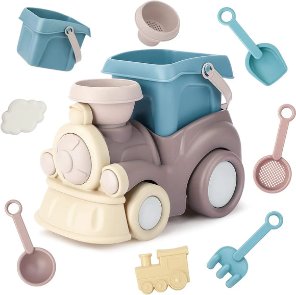 NNEOBA Children's Beach Truck and Princess Tea Set Toys