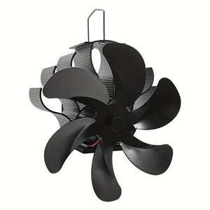 NNETM 6-Blade Quiet Fireplace Fan Heat Circulator