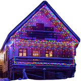 NNETM Dazzling Drops: Waterproof Icicle Christmas Lights