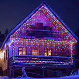 NNETM Dazzling Drops: Waterproof Icicle Christmas Lights