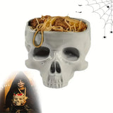 NNETM Skull Serving Bowl - Vintage Gothic Table Decor