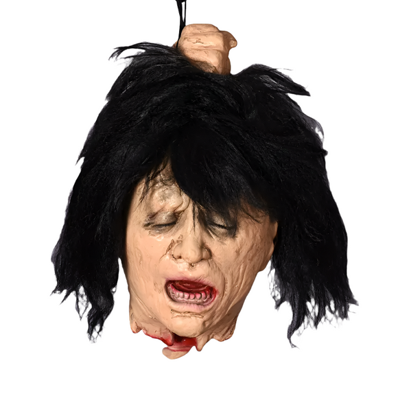 NNETM Latex Head Hanging - With Black Hair