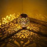 NNETM Solar Metal Lantern Outdoor Garden Decor Light