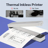 NNETM MT610 Portable Wireless Thermal Printer