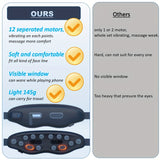 NNETM 12-Point Eye Massager with Hot Compress & Visual Window(Blue)