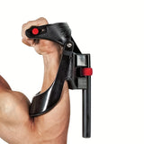 NNETM 1pc Spring Wrist Strengthener - Adjustable Forearm Trainer(Black)