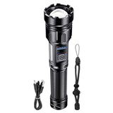 NNETM LED Flashlight with COB Work Light Rechargeable (5000LM)