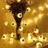 Halloween Eyeball String Lights – 10-LED 59.06-Inch Battery-Powered