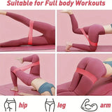 NNETM 17pcs Fitness Resistance Bands Set – Medium Tension