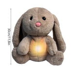 NNEOBA Breathing Teddy Bear with Music & Light