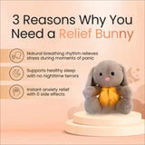 NNEOBA Breathing Teddy Bear with Music & Light