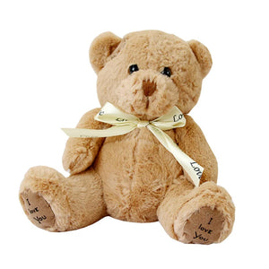 NNEOBA Cute Bear Doll Plush Stuffed Toy for Kids (18cm)
