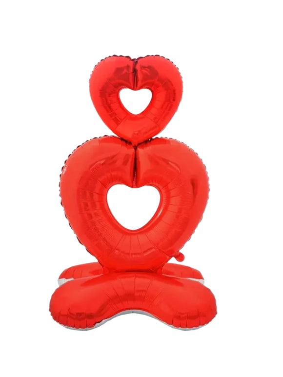 NNEOBA Heart Pedestal Foil Balloon for Weddings