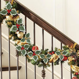 NNEOBA 1pc Artificial Christmas Pinecone Red Berry Stem