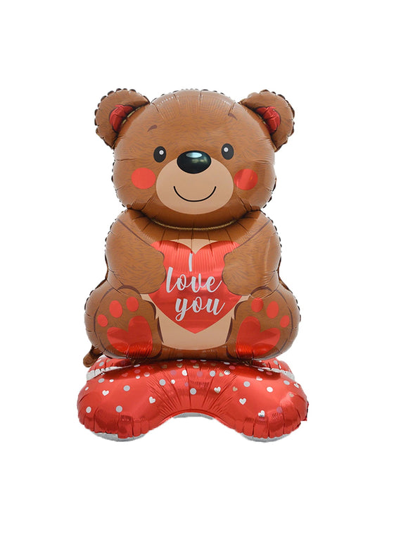 NNEOBA Valentine's Day Heart Bear Balloon Decoration