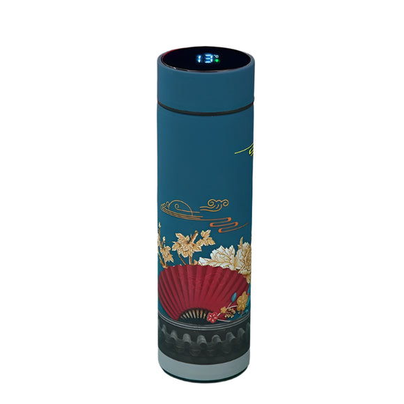 NNEOBA Retro Smart Thermal Water Bottle with Temperature Display