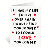 NNEOBA Valentines Funny Romantic Greeting Card