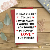 NNEOBA Valentines Funny Romantic Greeting Card