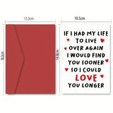 NNEOBA Valentines Funny Romantic Greeting Card