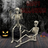 NNEOBA 90cm Glowing Skeleton Decoration with Articulated Joints