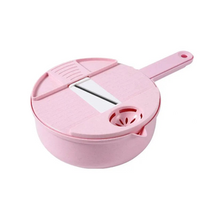 NNEOBA Pink Manual Vegetable Grater – Shred, Chop & Slice with Ease